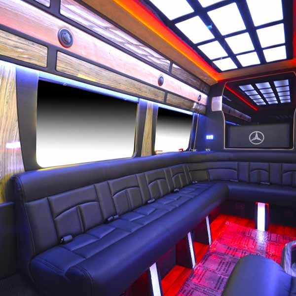 sprinter limo 6.1 Battisti Customs Sprinter Limousine interior 3