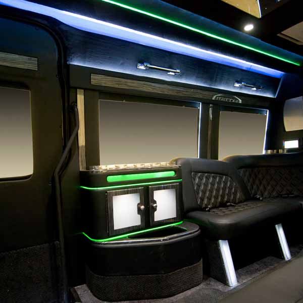 sprinter limo pic 7 Battisti Customs Sprinter Limousine interior 10