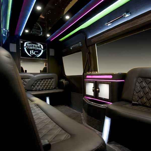 sprinter limo pic 8 Battisti Customs Sprinter Limousine interior 11