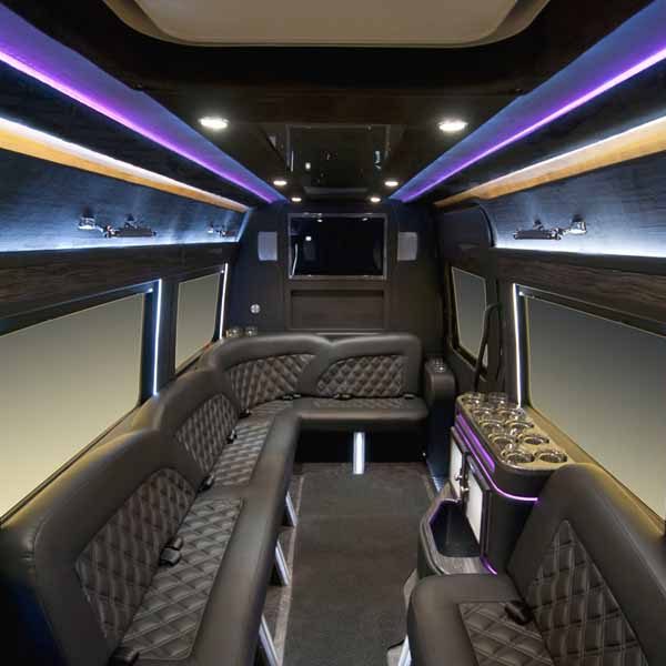 sprinter limo pic 9 Battisti Customs Sprinter Limousine interior 12