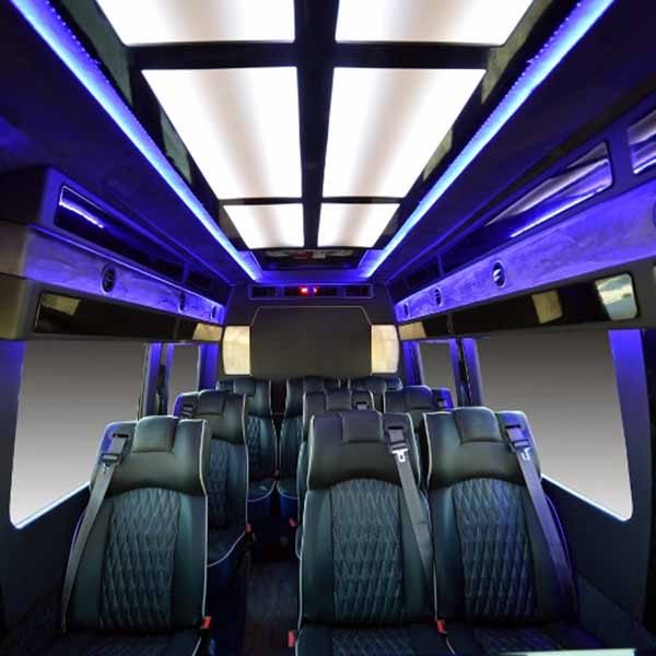 interior of sprinter shuttle 3