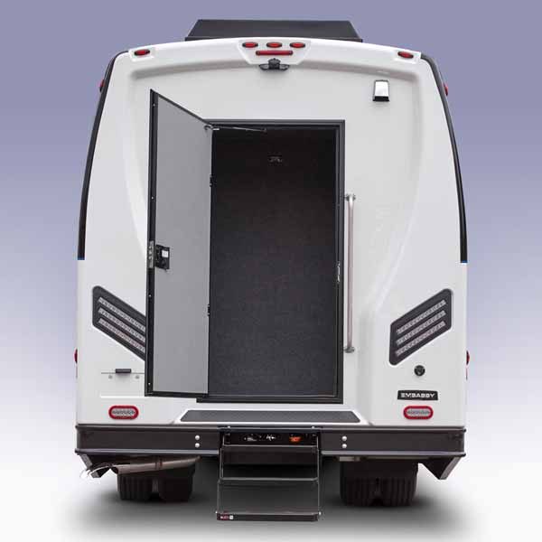 m series pic 8 Embassy® Bus M-Series with open rear storage