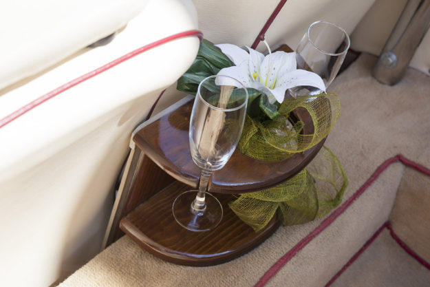 shutterstock_526625203 Accessories in a limo bus.