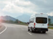 Sprinter van on the highway