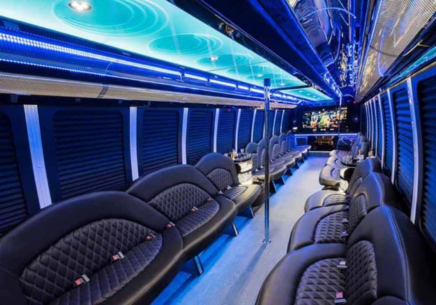 Interior of Luxury Coach Bus from Coachwest