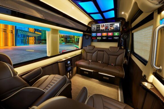 2019 Mercedes Benz Executive Coach CEO Sprinter full length interior