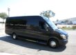 Interior of luxury sprinter shuttle