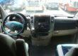 View of dashboard of Mercedes sprinter van