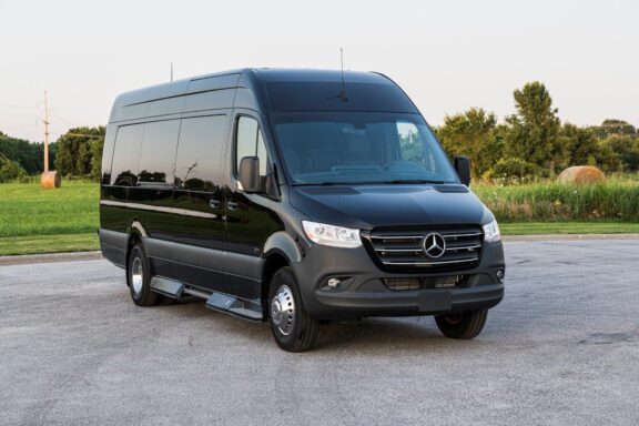 Full view of 2022 Mercedes Benz Executive Coach CEO Sprinter Diplomat