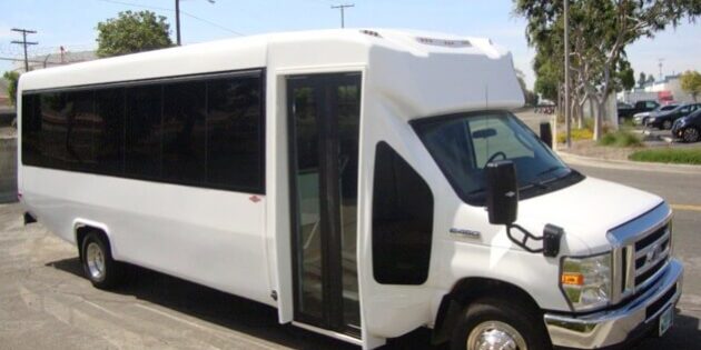 Shuttle Bus Coach West White shuttle bus for sale at Coach West, shuttle bus sales