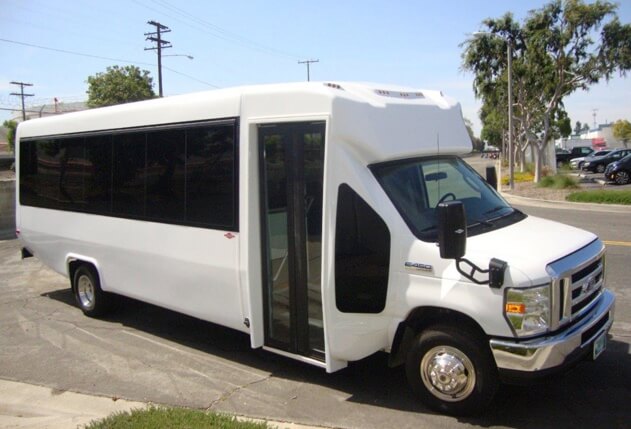 Shuttle Bus Coach West White shuttle bus for sale at Coach West, shuttle bus sales