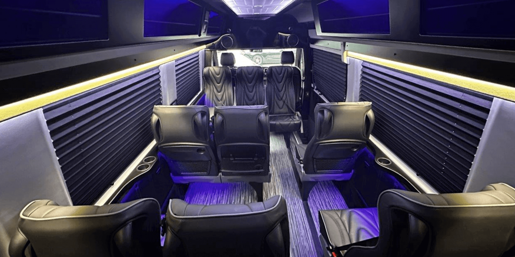 Spinter van interior Interior of an executive sprinter van